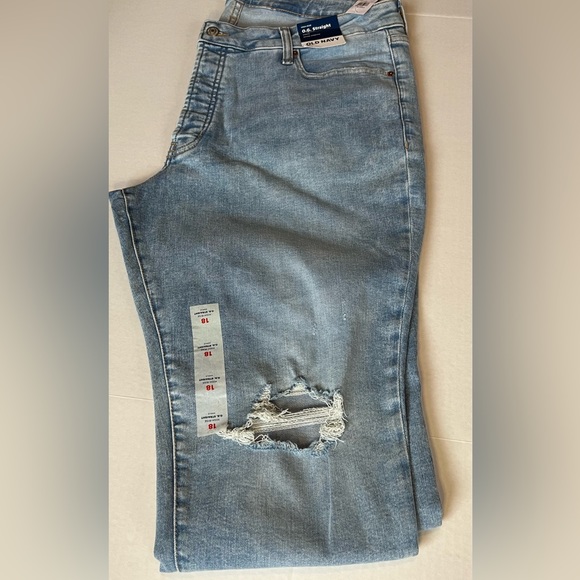 High-Waisted OG Straight Ripped Ankle Jeans - Picture 2 of 4